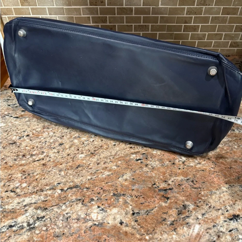 Vintage 90's Nike Y2K Red/Blue Polyurethane Duffle Club Bag *See Description*